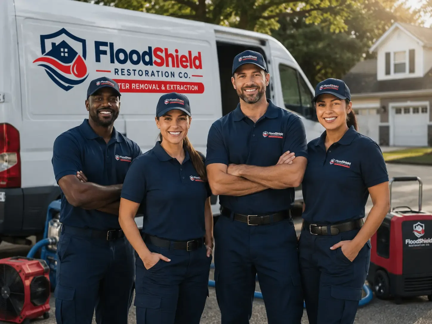 Flood Damage Restoration company in Husser, LA